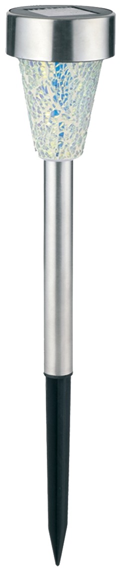 Entac Ηλιακό Κήπου 40cm Ανοξείδωτο ατσάλι με Μωσαϊκό Γυαλί 1 LED (12τμχ) Entac Ηλιακό Κήπου 40cm Ανοξείδωτο ατσάλι με Μωσαϊκό Γυαλί 1 LED (12τμχ)