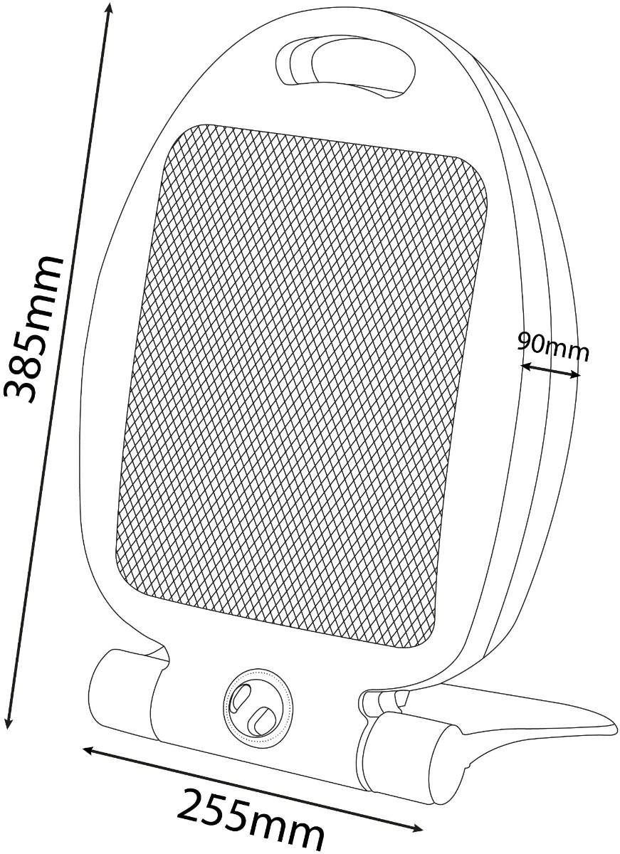 Entac Θερμάστρα Χαλαζία 400/800W N Entac Θερμάστρα Χαλαζία 400/800W N - Image 3