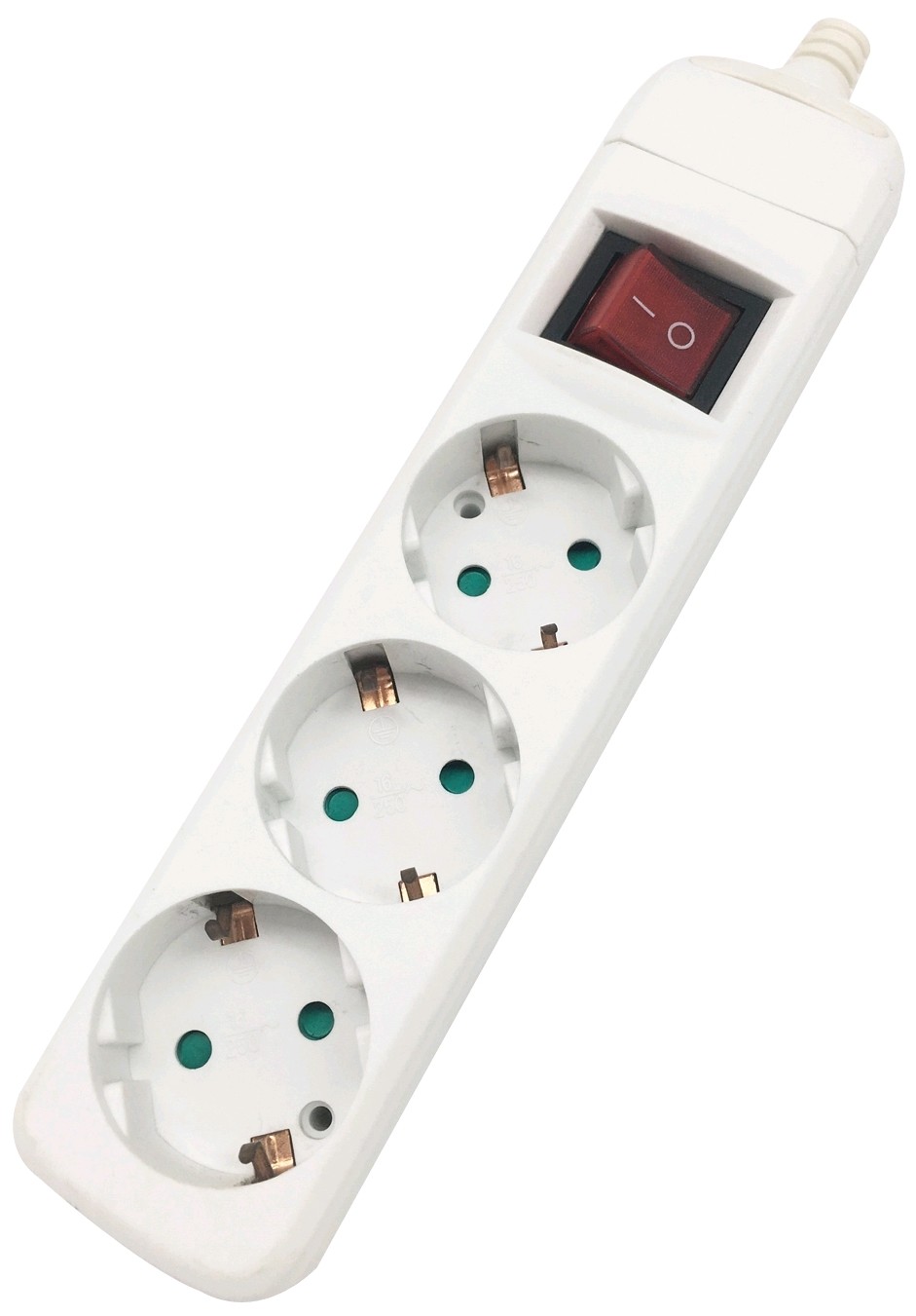 Entac Πολύπριζο 3 Θέσεων Με Διακόπτη Χωρίς Καλώδιο Entac Πολύπριζο 3 Θέσεων Με Διακόπτη Χωρίς Καλώδιο