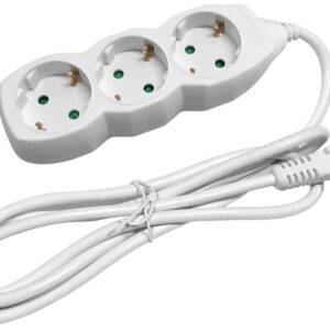 Entac Πολύπριζο 3 Θέσεων Χωρίς Διακόπτη 3x1.5mm 1.5m