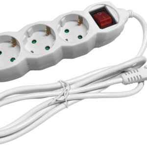 Entac Πολύπριζο 3 Θέσεων με Διακόπτη 3G1.5 3m