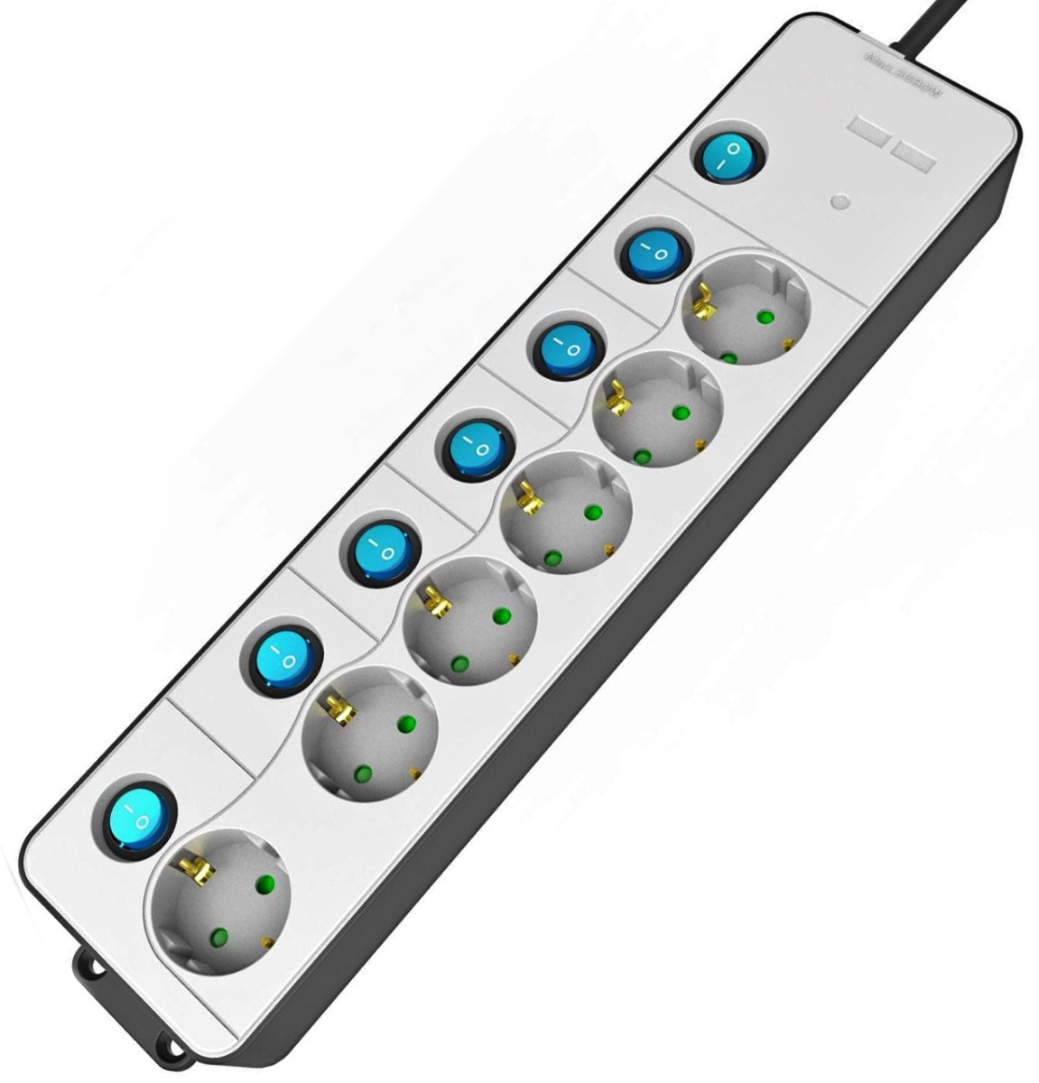 Entac Πολύπριζο 6 Θέσεων με Ξεχωριστούς Διακόπτες 3G1.5 1.5m Entac Πολύπριζο 6 Θέσεων με Ξεχωριστούς Διακόπτες 3G1.5 1.5m