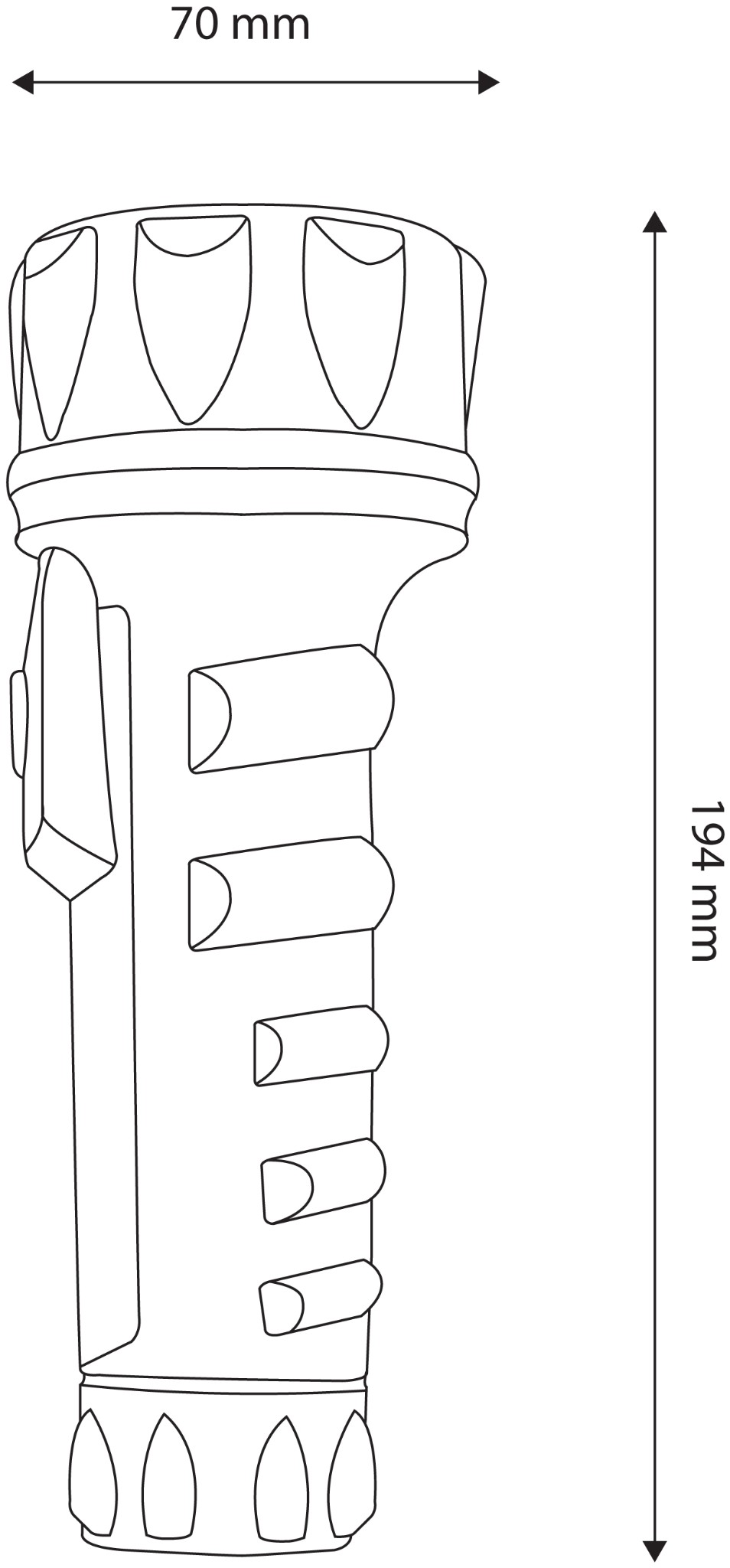 Entac Φακός 2D Πλαστικός Entac Φακός 2D Πλαστικός - Image 2