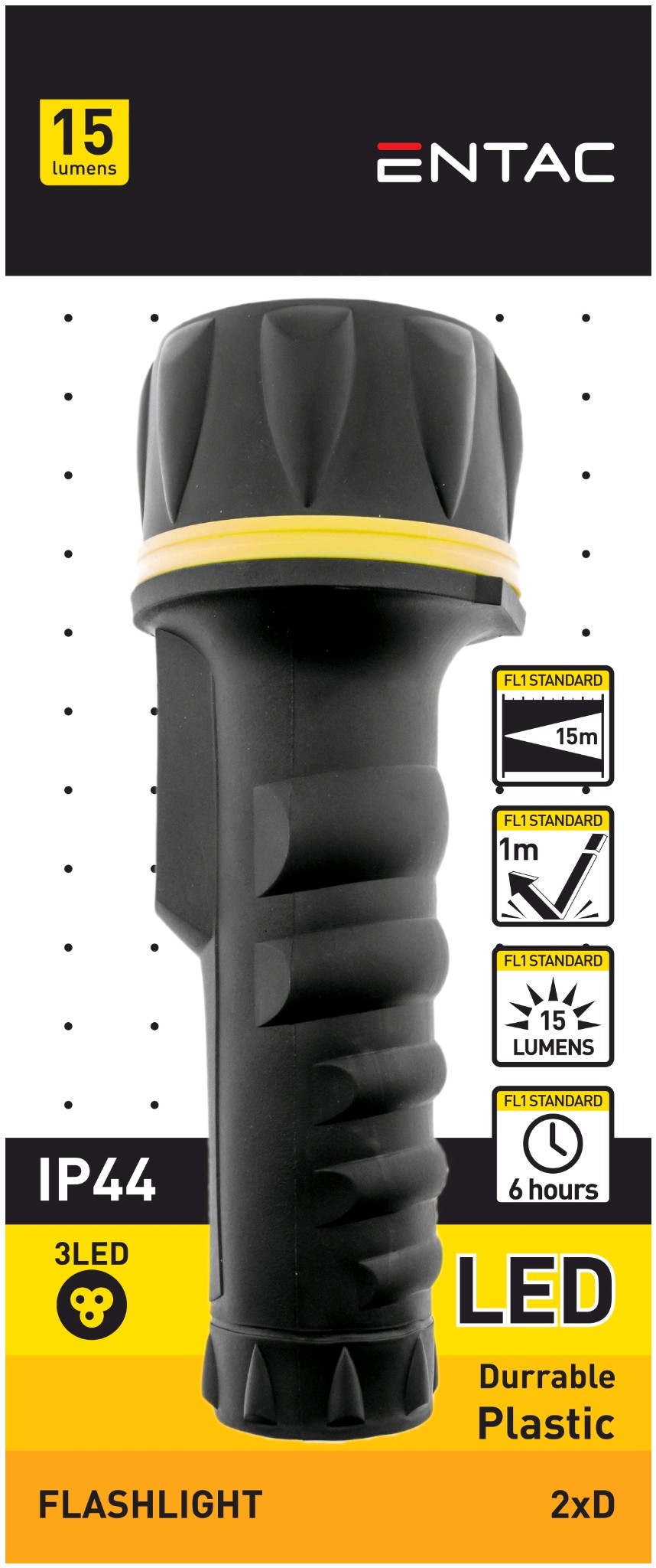 Entac Φακός 2D Πλαστικός Entac Φακός 2D Πλαστικός - Image 3