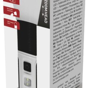 Entac Φακός Ζουμ Επαναφορτιζόμενο με Αποσπώμενο Αμπαζούρ