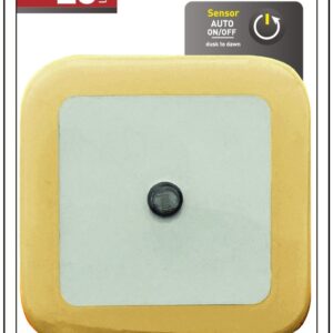 Entac Φωτάκι Νυκτός 0.5W Τετράγωνο Θερμό Πορτοκαλί