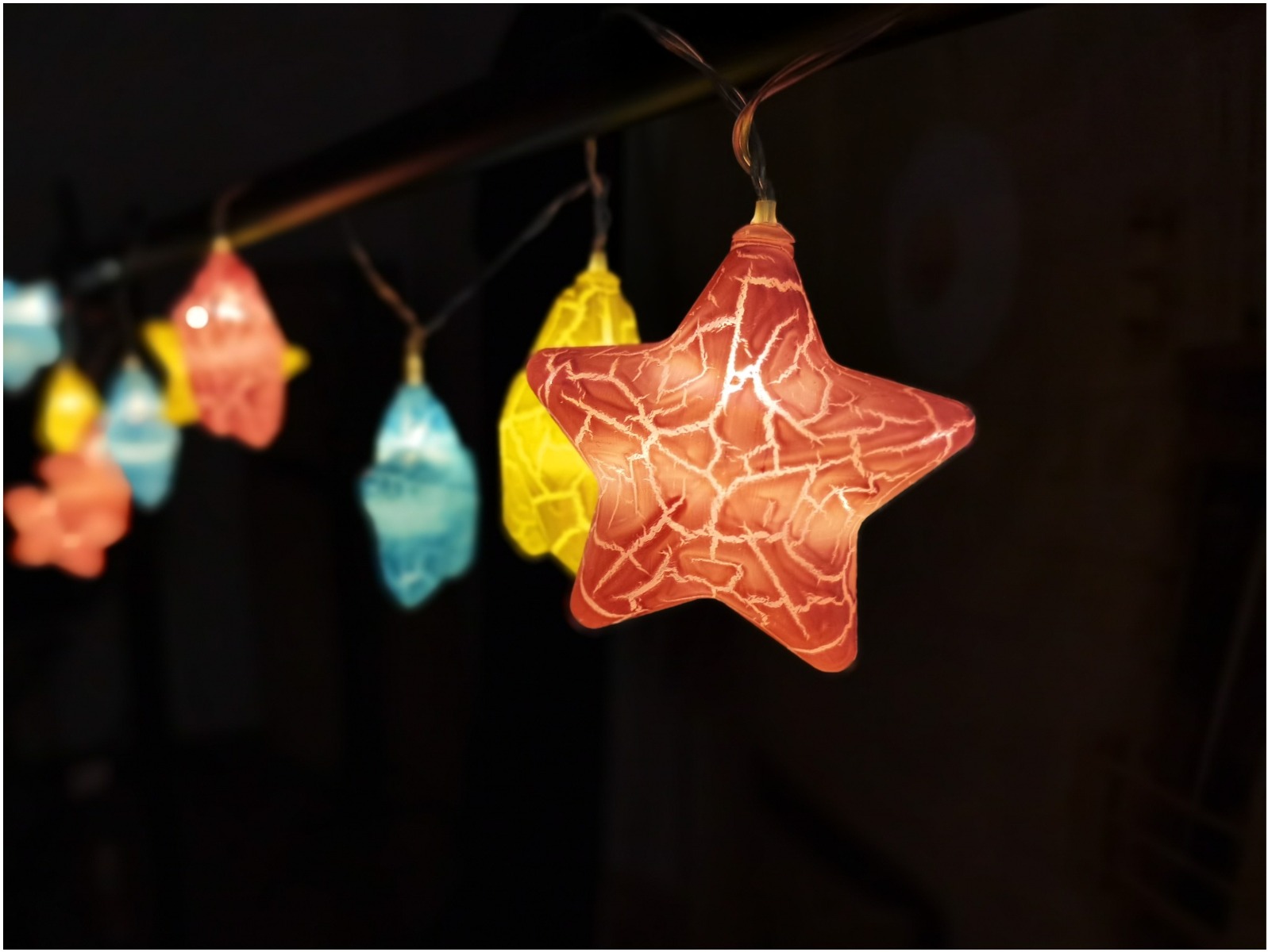 Entac Χριστουγεννιάτικα Εσωτερικά 10 LED Ραγισμένα Αστέρια Θερμό 1,65μ (2xAA Δεν περιλαμβ.) 65μ (2xAA Δεν περιλαμβ.)