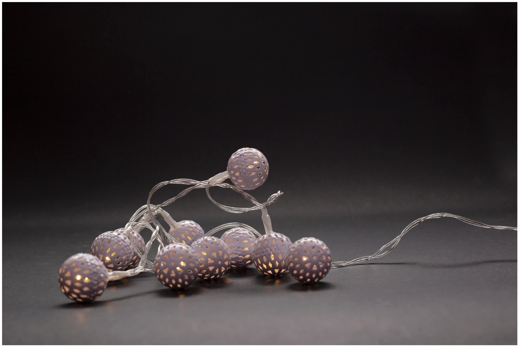 Entac Χριστουγεννιάτικα Εσωτερικές Μεταλλικές Μπάλες 10 LED Θερμό 1m (2xAA Δεν περιλαμβ.) Entac Χριστουγεννιάτικα Εσωτερικές Μεταλλικές Μπάλες 10 LED Θερμό 1m (2xAA Δεν περιλαμβ.) - Image 2