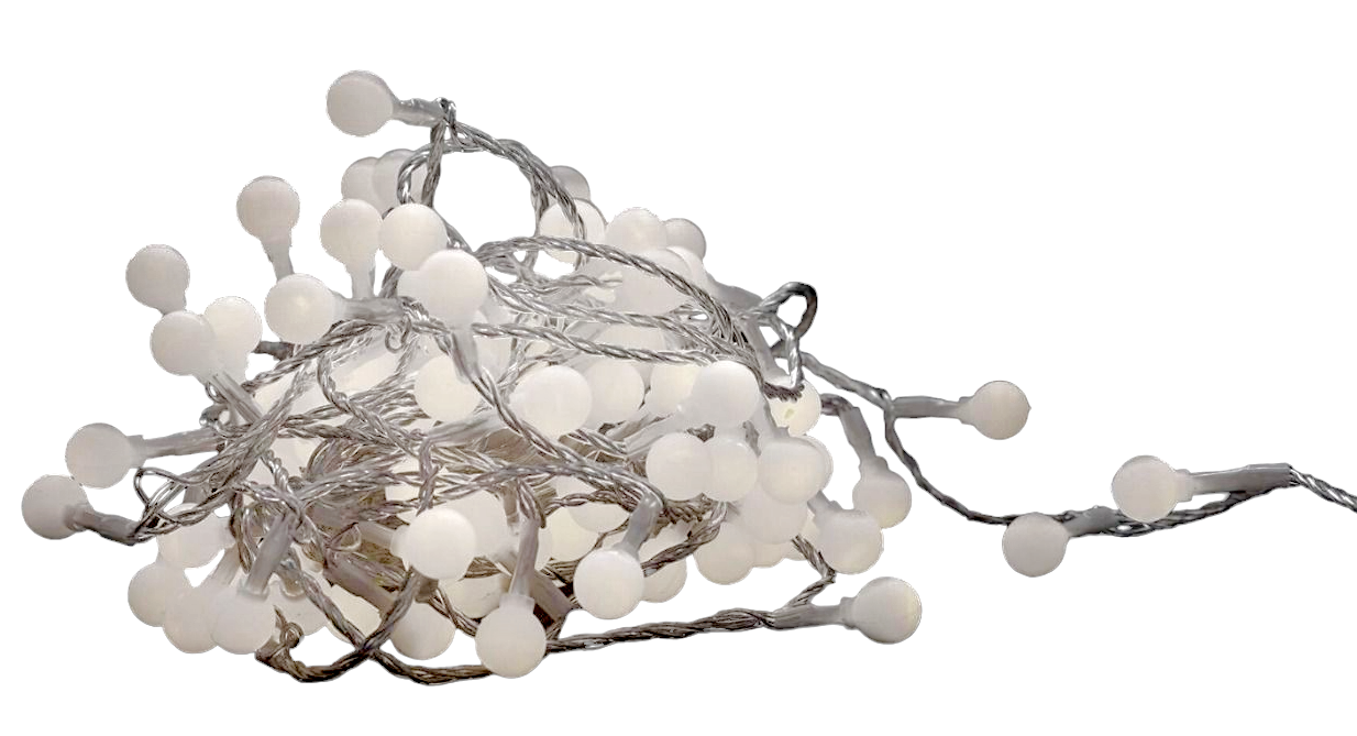 Entac Χριστουγεννιάτικα Λαμπάκια IP44 120 LED 15mm Μπάλες Ψυχρό 9m Entac Χριστουγεννιάτικα Λαμπάκια IP44 120 LED 15mm Μπάλες Ψυχρό 9m - Image 4