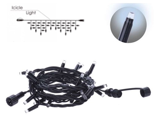 Entac Χριστουγεννιάτικα Λαμπάκια Επέκταση IP44 360 LED Βροχή Ψυχρό 8m (Χωρίς Τροφοδοτικό) Entac Χριστουγεννιάτικα Λαμπάκια Επέκταση IP44 360 LED Βροχή Ψυχρό 8m (Χωρίς Τροφοδοτικό) - Image 2