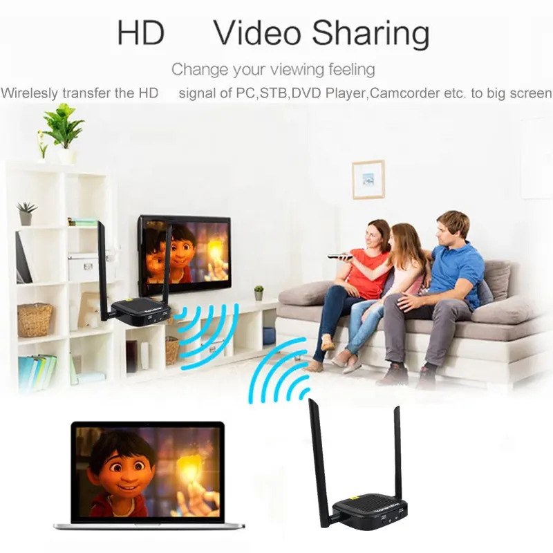 HDMI Ασύρματη Αναμετάδοση 200m - 1080P HDMI με Type-C Loop Out HDMI Ασύρματη Αναμετάδοση 200m - 1080P HDMI με Type-C Loop Out - Image 5