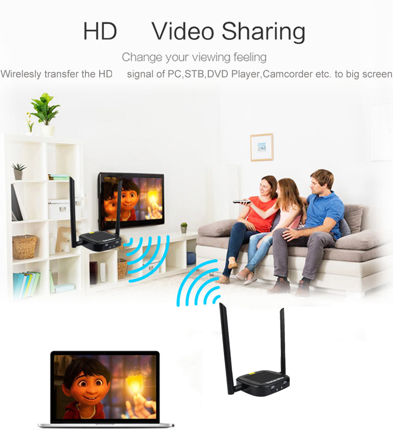 HDMI Ασύρματη Αναμετάδοση 200m - 1080P HDMI με Type-C Loop Out HDMI Ασύρματη Αναμετάδοση 200m - 1080P HDMI με Type-C Loop Out - Image 10