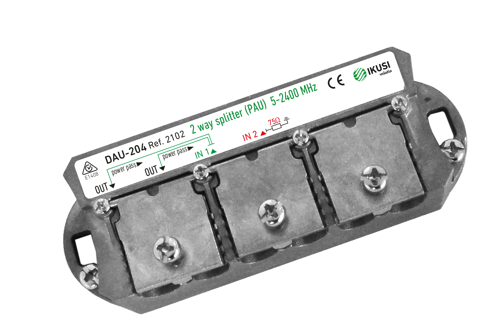 Ikusi Διακλαδωτής DAU-204+PUA 2 Εξόδων Ikusi Διακλαδωτής DAU-204+PUA 2 Εξόδων