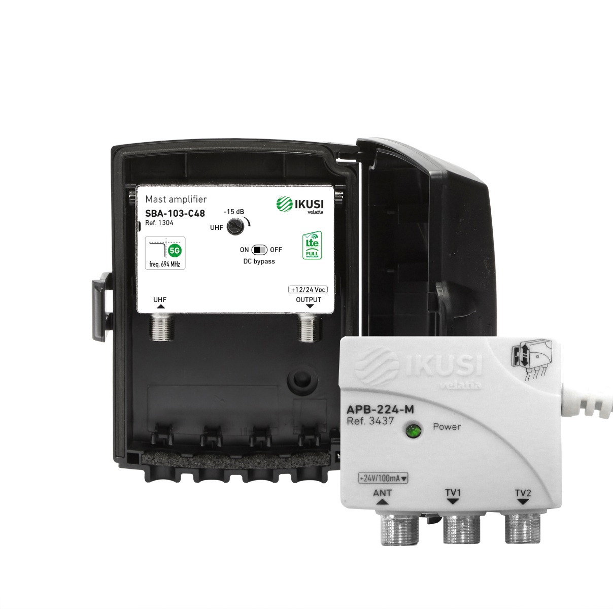 Ikusi Ενισχυτής Ιστού JSBA103-C48 UHF 35dB Ikusi Ενισχυτής Ιστού JSBA103-C48 UHF 35dB - Image 4