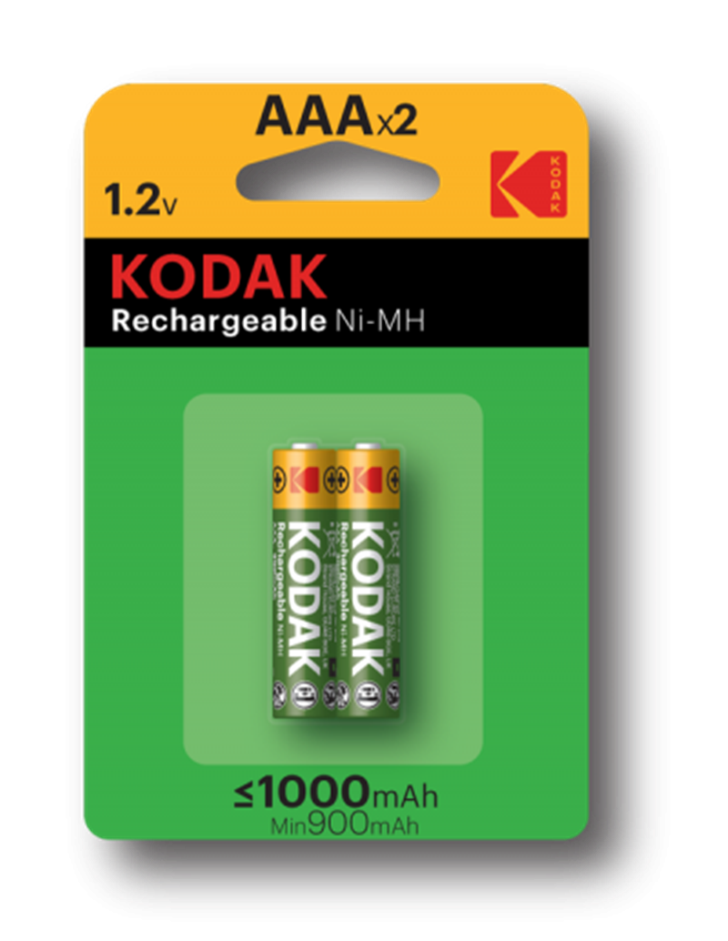 Kodak Επαναφορτιζόμενη ΗR03 AAA 1000mAh (2τμχ) Kodak Επαναφορτιζόμενη ΗR03 AAA 1000mAh (2τμχ)