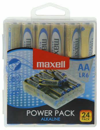 MAXELL Alkaline Μπαταρία LR6 AA (24 τμχ) MAXELL Alkaline Μπαταρία LR6 AA (24 τμχ)
