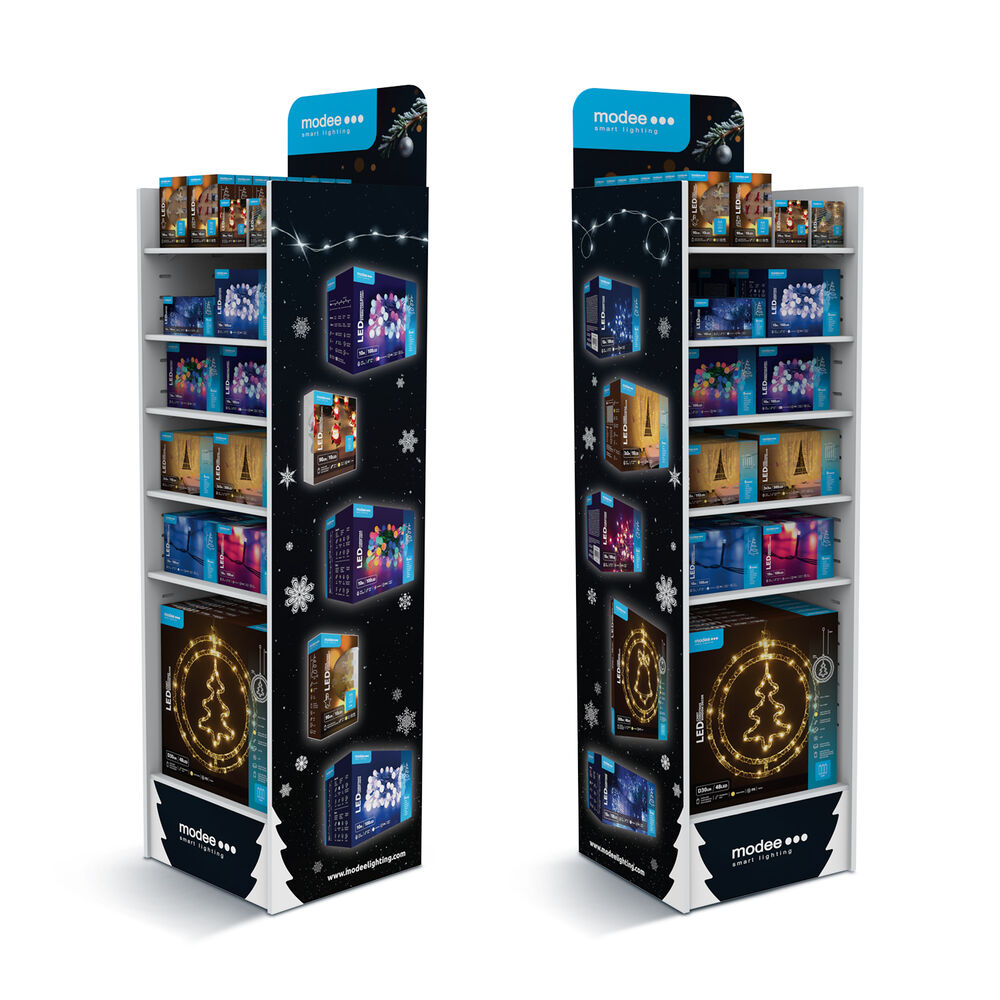 MODEE Stand Προβολής για Χριστουγεννιάτικα Φωτάκια LED (140x39x39cm) Άδειο MODEE Stand Προβολής για Χριστουγεννιάτικα Φωτάκια LED (140x39x39cm) Άδειο - Image 4