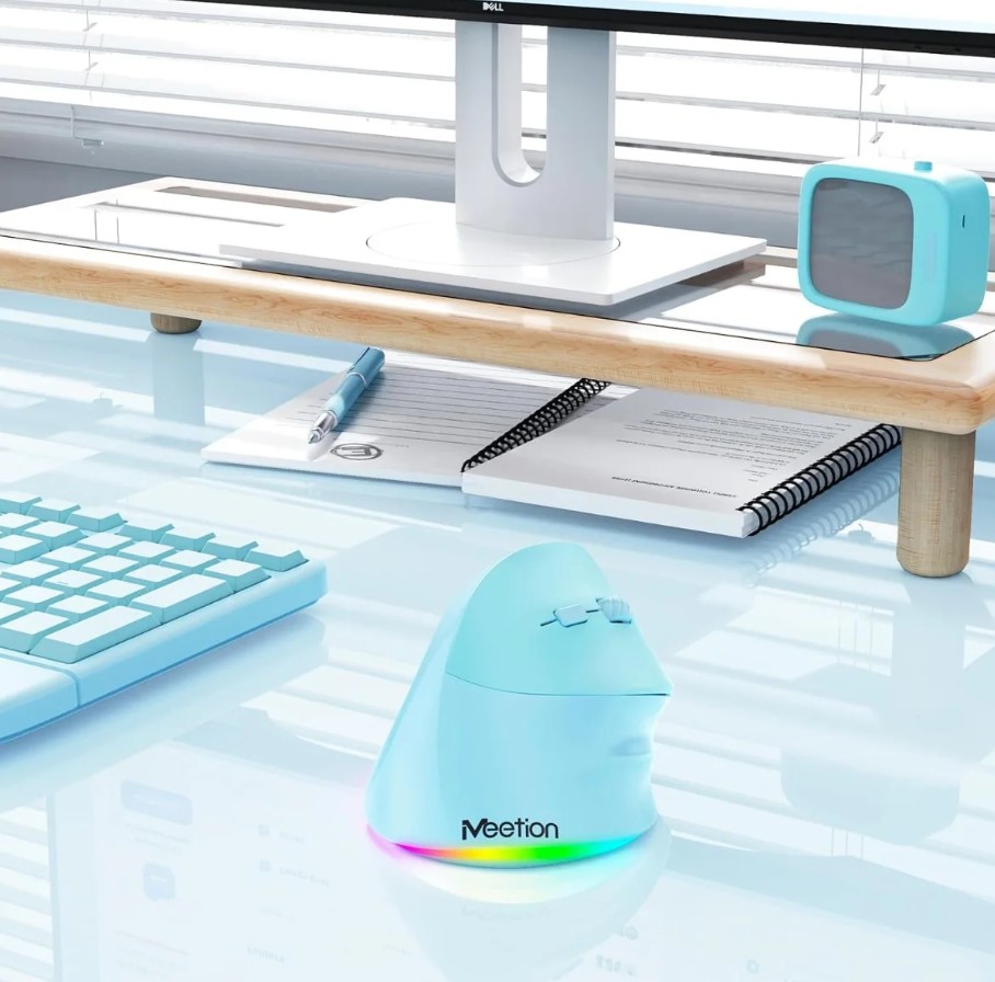 MT-BTM010R Δεξί Εργονομικό Ασύρματο Ποντίκι Μπλε MT-BTM010R Δεξί Εργονομικό Ασύρματο Ποντίκι Μπλε - Image 2