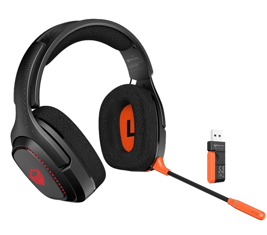 Meetion BTH012 2.4G Bluetooth Gaming Ακουστικά Μαύρα Meetion BTH012 2.4G Bluetooth Gaming Ακουστικά Μαύρα