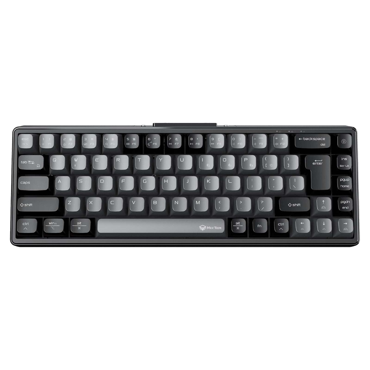 Meetion MK12 Ενσύρματο Bluetooth Gaming Πληκτρολόγιο Μαύρο US Meetion MK12 Ενσύρματο Bluetooth Gaming Πληκτρολόγιο Μαύρο US