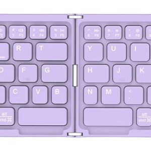 Meetion MT-BTK001 Αναδιπλούμενο Πληκτρολόγιο Μωβ