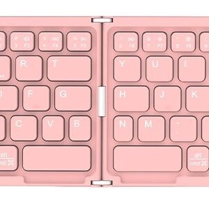 Meetion MT-BTK001 Αναδιπλούμενο Πληκτρολόγιο Ροζ