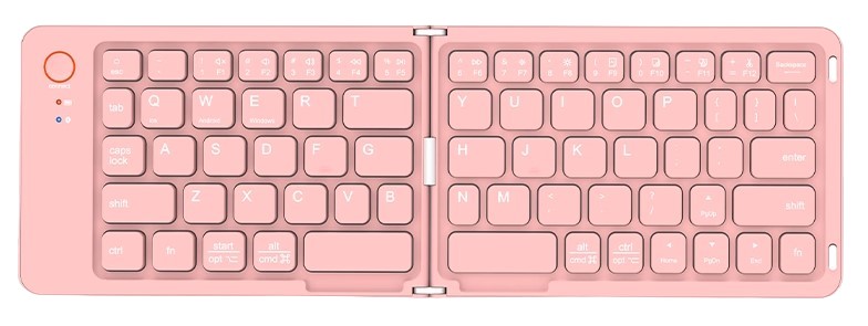 Meetion MT-BTK001 Αναδιπλούμενο Πληκτρολόγιο Ροζ Meetion MT-BTK001 Αναδιπλούμενο Πληκτρολόγιο Ροζ