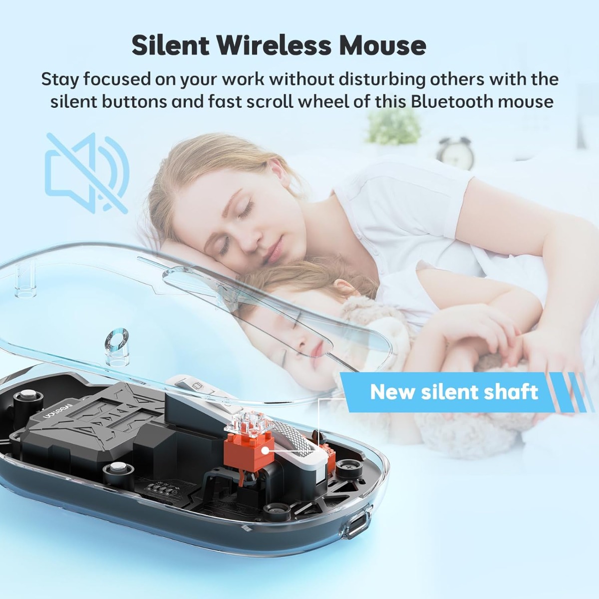 Meetion MT-BTM005 Ασύρματο Ποντίκι Μαύρο Meetion MT-BTM005 Ασύρματο Ποντίκι Μαύρο - Image 5