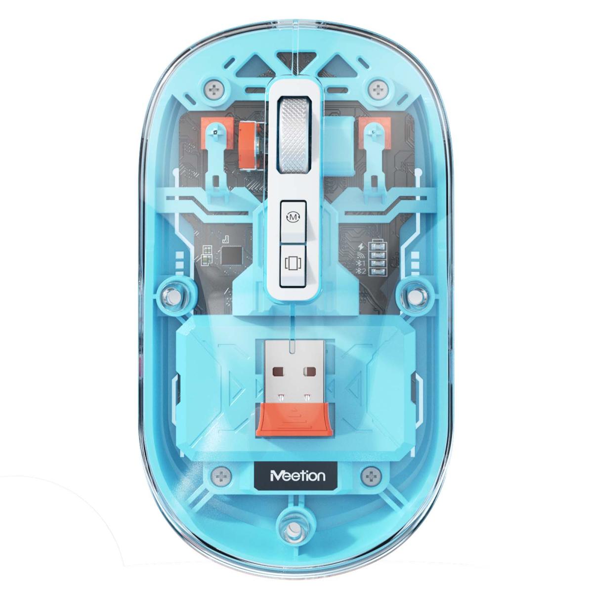 Meetion MT-BTM005 Ασύρματο Ποντίκι Μπλε Meetion MT-BTM005 Ασύρματο Ποντίκι Μπλε - Image 3