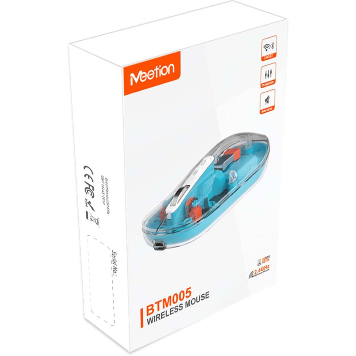 Meetion MT-BTM005 Ασύρματο Ποντίκι Μπλε Meetion MT-BTM005 Ασύρματο Ποντίκι Μπλε - Image 7