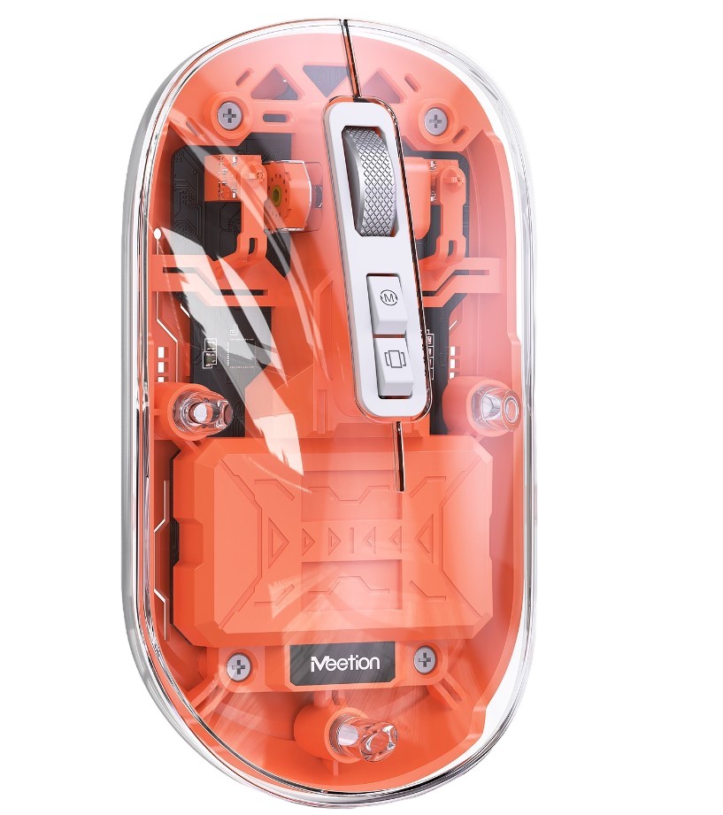 Meetion MT-BTM005 Ασύρματο Ποντίκι Πορτοκαλί Meetion MT-BTM005 Ασύρματο Ποντίκι Πορτοκαλί - Image 4