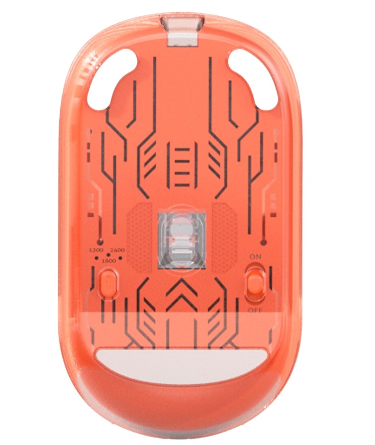 Meetion MT-BTM005 Ασύρματο Ποντίκι Πορτοκαλί Meetion MT-BTM005 Ασύρματο Ποντίκι Πορτοκαλί - Image 5