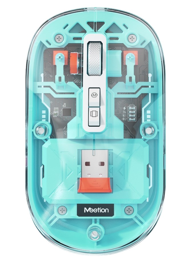Meetion MT-BTM005 Ασύρματο Ποντίκι Πράσινο Meetion MT-BTM005 Ασύρματο Ποντίκι Πράσινο - Image 4