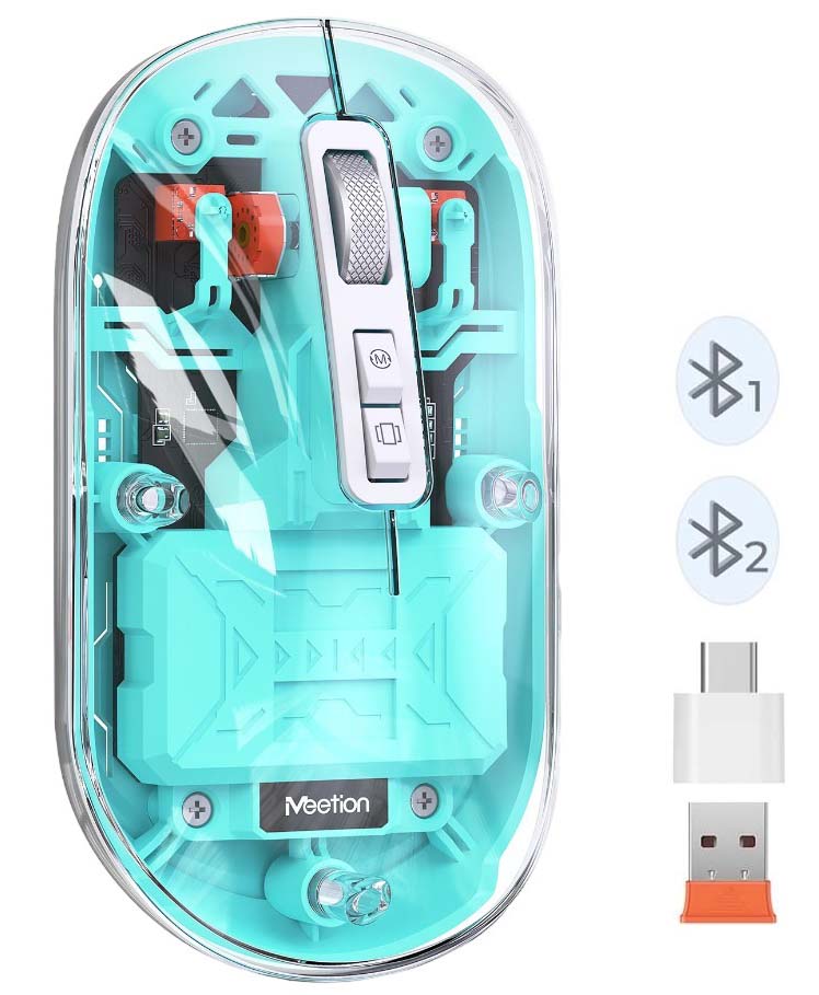 Meetion MT-BTM005 Ασύρματο Ποντίκι Πράσινο Meetion MT-BTM005 Ασύρματο Ποντίκι Πράσινο