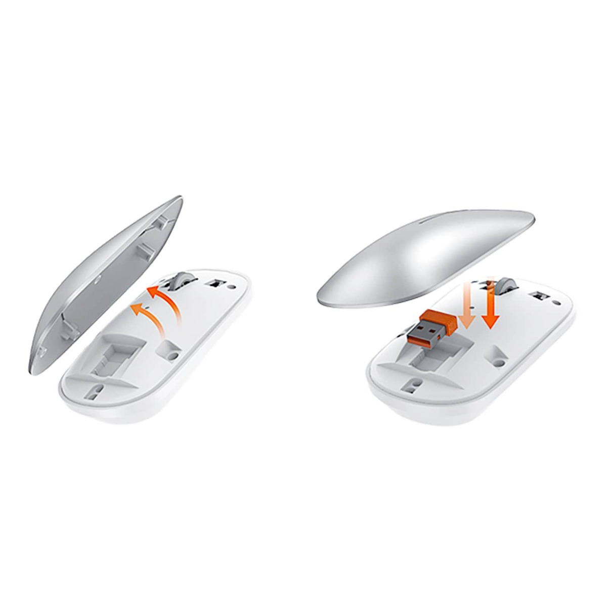 Meetion MT-C230MW Bluetooth Πληκτρολόγιο & Ποντίκι Combo Λευκό US Meetion MT-C230MW Bluetooth Πληκτρολόγιο & Ποντίκι Combo Λευκό US - Image 6