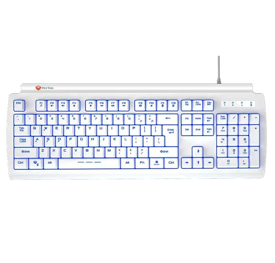 Meetion MT-K9000 Ενσύρματο Gaming Πληκτρολόγιο / Άσπρο Meetion MT-K9000 Ενσύρματο Gaming Πληκτρολόγιο / Άσπρο