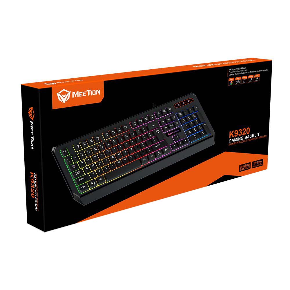 Meetion MT-K9320 Φωτιζόμενο Gaming Πληκτρολόγιο / US Meetion MT-K9320 Φωτιζόμενο Gaming Πληκτρολόγιο / US - Image 8