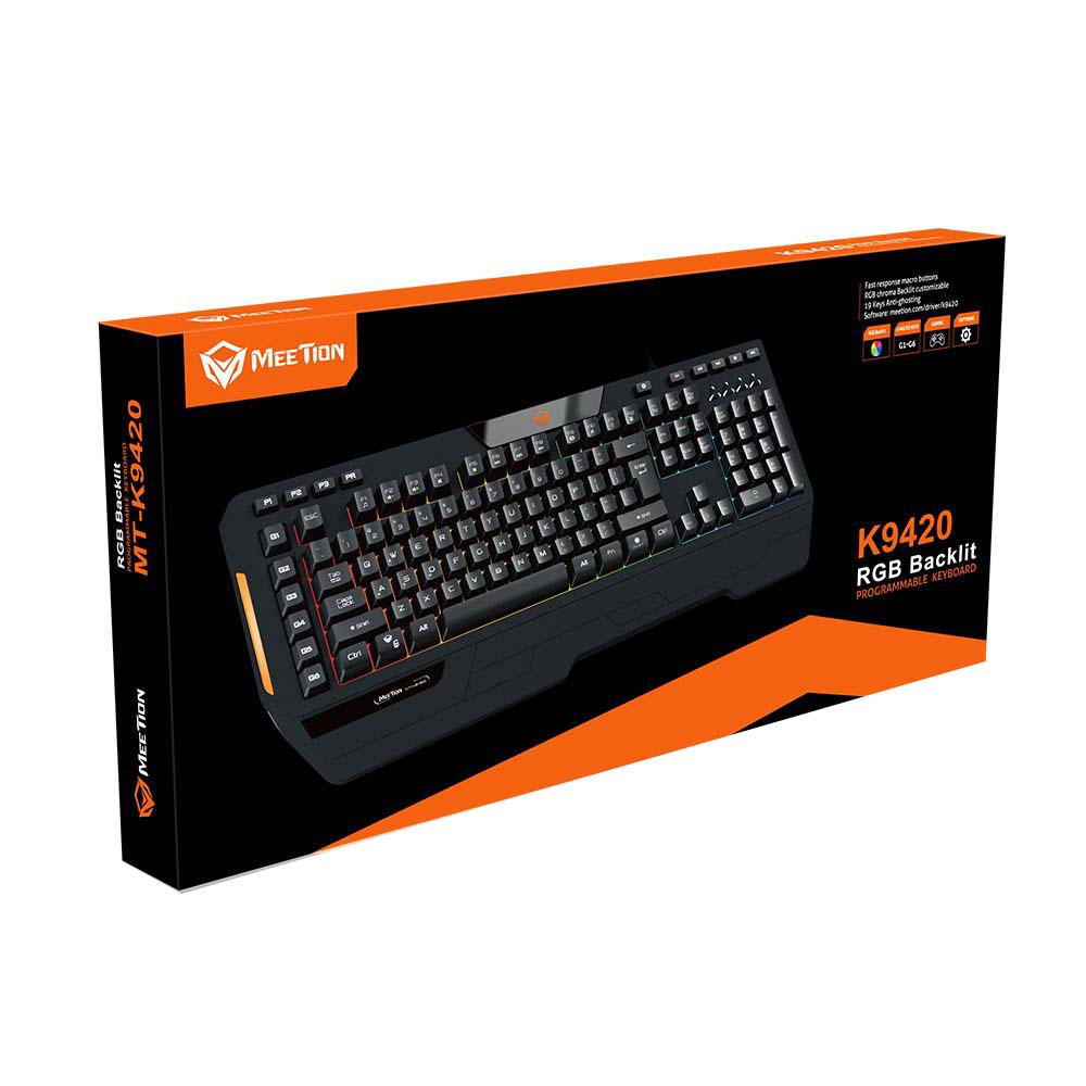 Meetion MT-K9420 Φωτιζόμενο Gaming Πληκτρολόγιο / US Meetion MT-K9420 Φωτιζόμενο Gaming Πληκτρολόγιο / US - Image 10