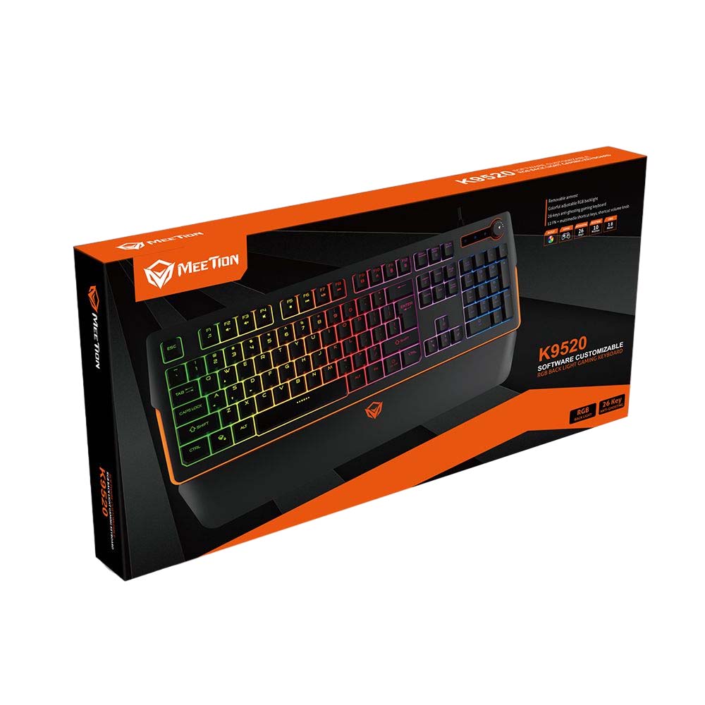 Meetion MT-K9520 Φωτιζόμενο Gaming Πληκτρολόγιο / US Meetion MT-K9520 Φωτιζόμενο Gaming Πληκτρολόγιο / US - Image 8