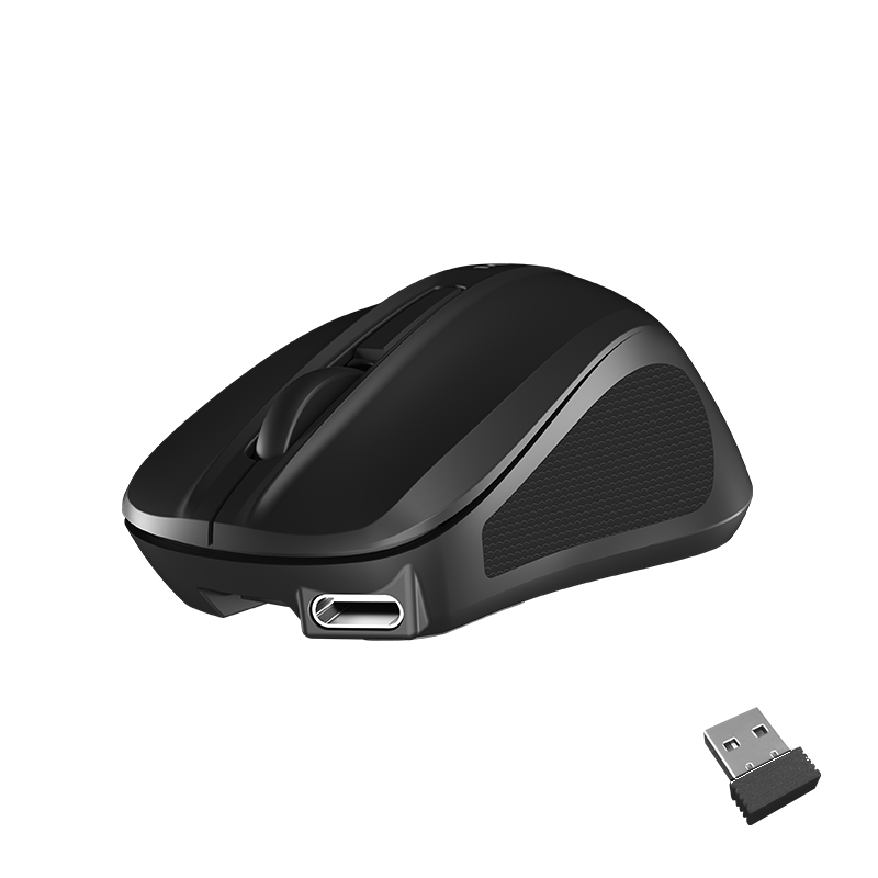 Meetion MT-MINIGO Silent Mini 2.4G Optical Ασύρματο Ποντίκι Μαύρο Meetion MT-MINIGO Silent Mini 2.4G Optical Ασύρματο Ποντίκι Μαύρο - Image 2