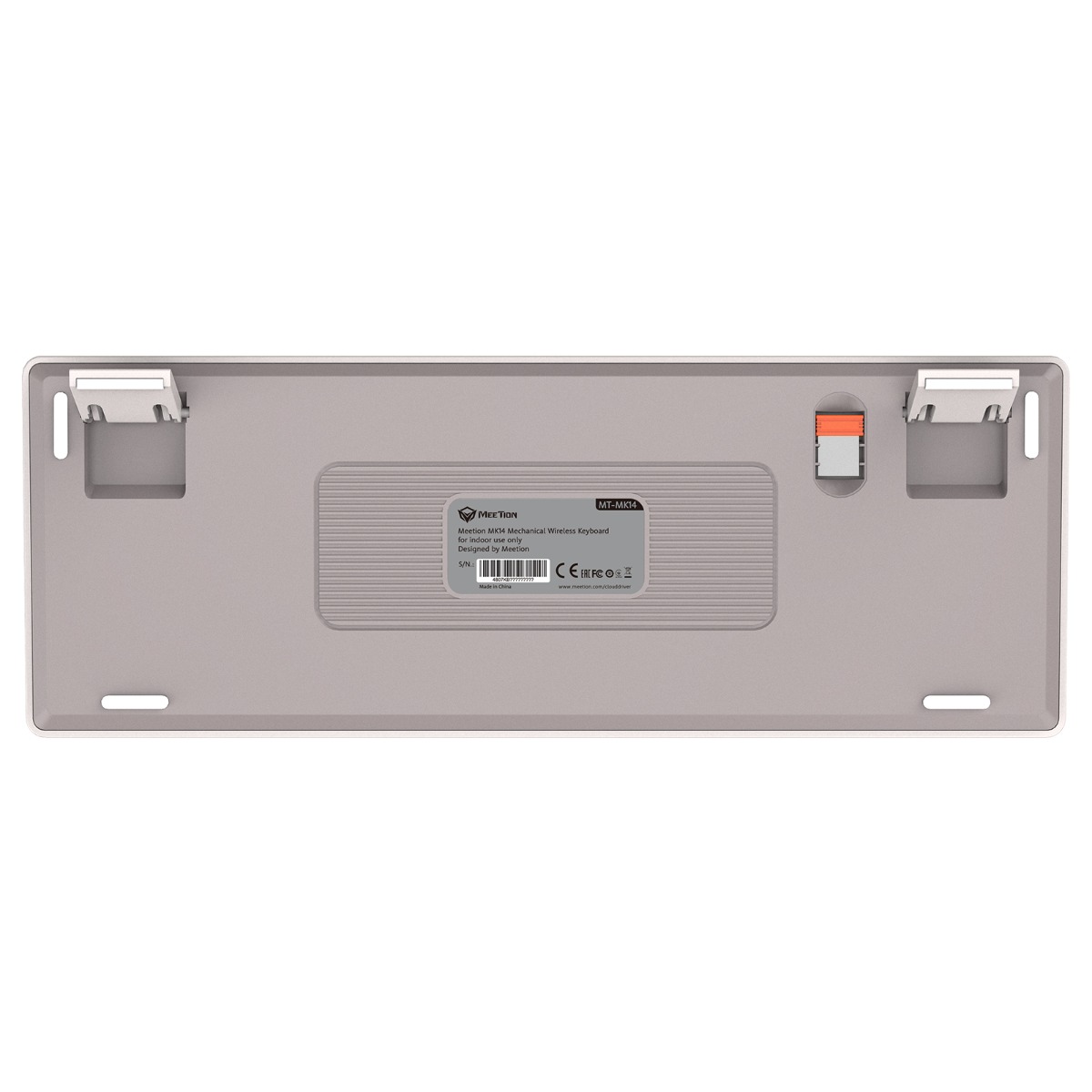 Meetion MT-MK14 Μηχανικό Πληκτρολόγιο Gaming Ενσύρματο & Ασύρματο με Bluetooth και 2.4G RGB Λευκό US Meetion MT-MK14 Μηχανικό Πληκτρολόγιο Gaming Ενσύρματο & Ασύρματο με Bluetooth και 2.4G RGB Λευκό US - Image 5