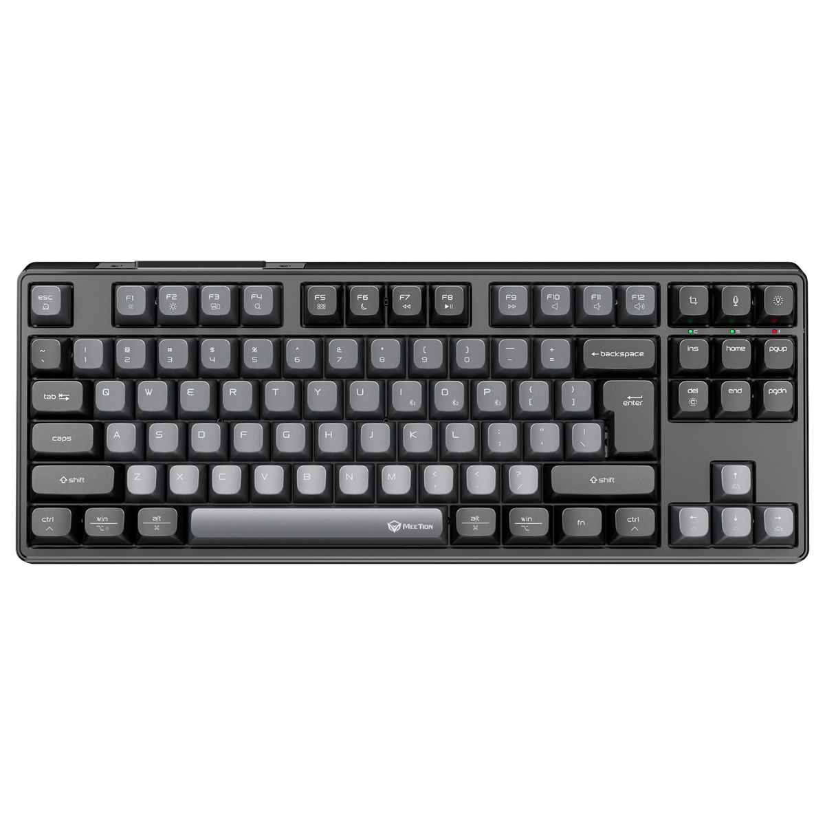 Meetion MT-MK14 Μηχανικό Πληκτρολόγιο Gaming Ενσύρματο & Ασύρματο με Bluetooth και 2.4G RGB Μαύρο US Meetion MT-MK14 Μηχανικό Πληκτρολόγιο Gaming Ενσύρματο & Ασύρματο με Bluetooth και 2.4G RGB Μαύρο US - Image 3