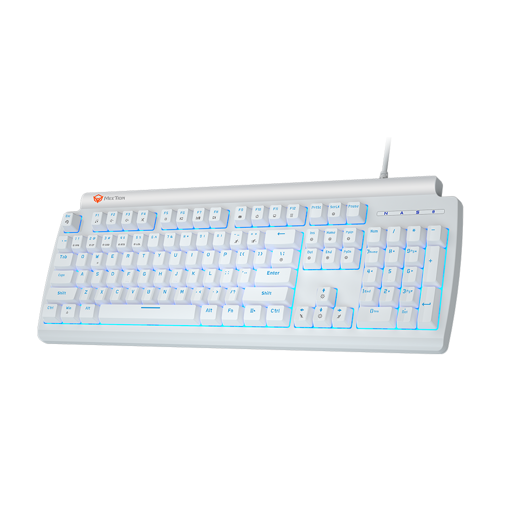Meetion MT-MK600MX Μηχανικό Gaming Πληκτρολόγιο / Μπλέ Διακόπτες / Άσπρο Meetion MT-MK600MX Μηχανικό Gaming Πληκτρολόγιο / Μπλέ Διακόπτες / Άσπρο - Image 2