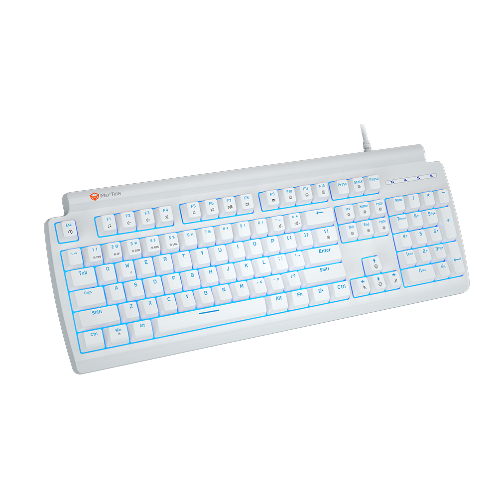 Meetion MT-MK600MX Μηχανικό Gaming Πληκτρολόγιο / Μπλέ Διακόπτες / Άσπρο Meetion MT-MK600MX Μηχανικό Gaming Πληκτρολόγιο / Μπλέ Διακόπτες / Άσπρο - Image 3