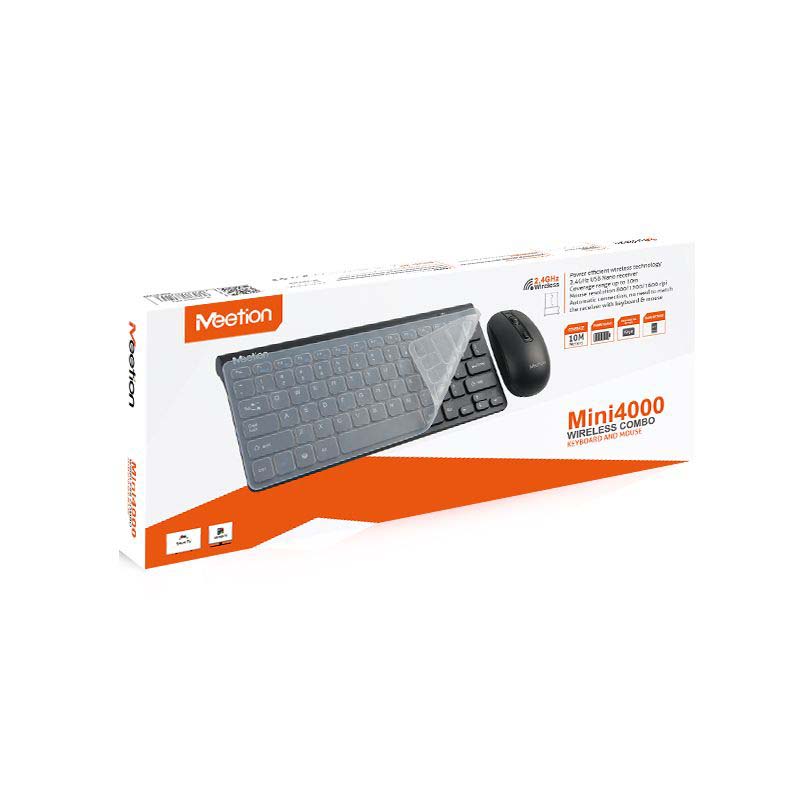 Meetion MT-Mini4000 Σέτ Ασύρματο / Μαύρο Meetion MT-Mini4000 Σέτ Ασύρματο / Μαύρο - Image 9