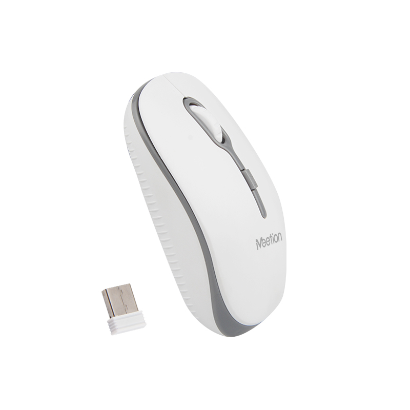 Meetion MT-R547 2.4G Ασύρματο Ποντίκι / Άσπρο + Γκρι Meetion MT-R547 2.4G Ασύρματο Ποντίκι / Άσπρο + Γκρι - Image 2