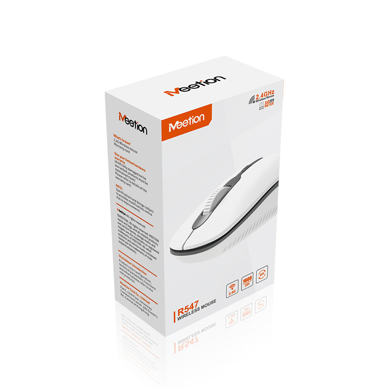 Meetion MT-R547 2.4G Ασύρματο Ποντίκι / Άσπρο + Γκρι Meetion MT-R547 2.4G Ασύρματο Ποντίκι / Άσπρο + Γκρι - Image 9