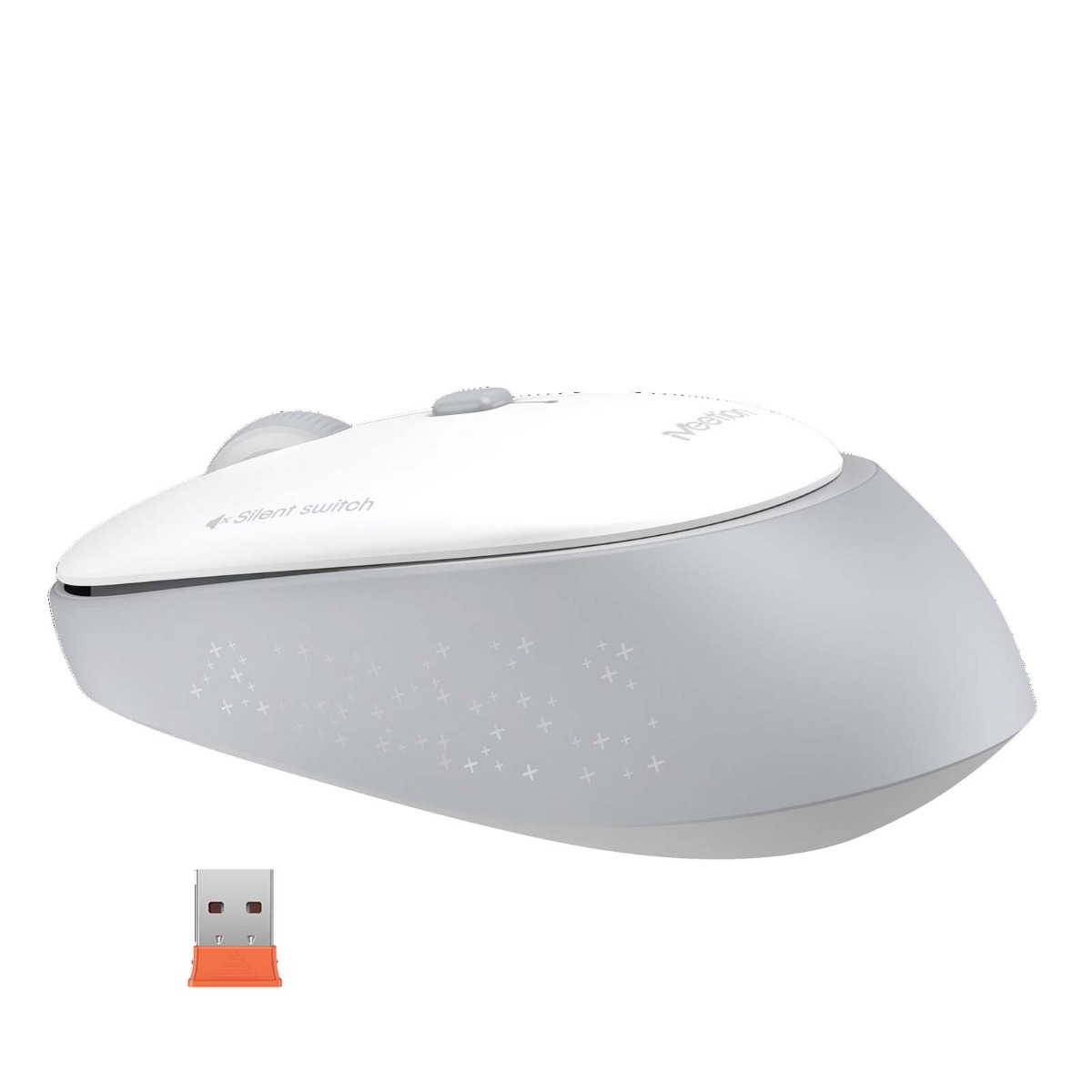 Meetion MT-R571 2.4G Ασύρματο Ποντίκι Λευκό & Γκρι Meetion MT-R571 2.4G Ασύρματο Ποντίκι Λευκό & Γκρι - Image 4