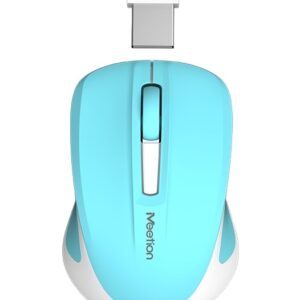 Meetion Silent Mini 2.4G Οπτικό Ασύρματο Ποντίκι (Κυανό)