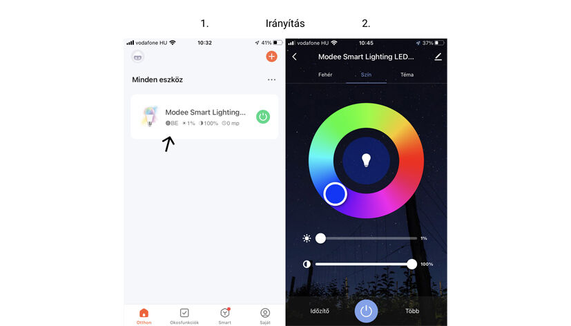 Modee LED Smart Σφαιρική Λάμπα A60 9,4W E27 180° RGB 806lm με Tuya Wi-Fi Modee LED Smart Σφαιρική Λάμπα A60 9,4W E27 180° RGB 806lm με Tuya Wi-Fi - Image 6
